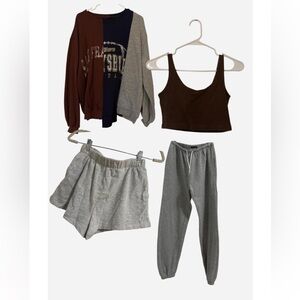 Brandy Melville Gray Women Shorts